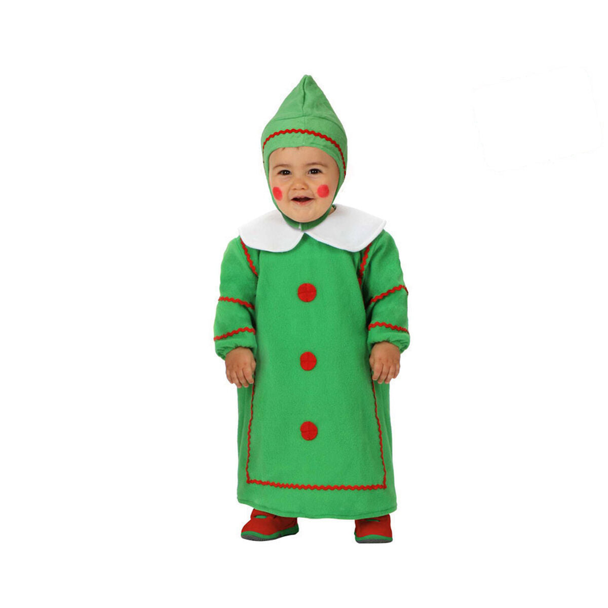 Disfraz navideño verde para bebé