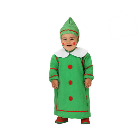 Disfraz navideño verde para bebé