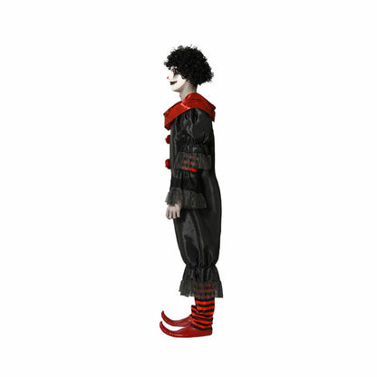 Disfraz de payaso negro para adulto (1 pieza)