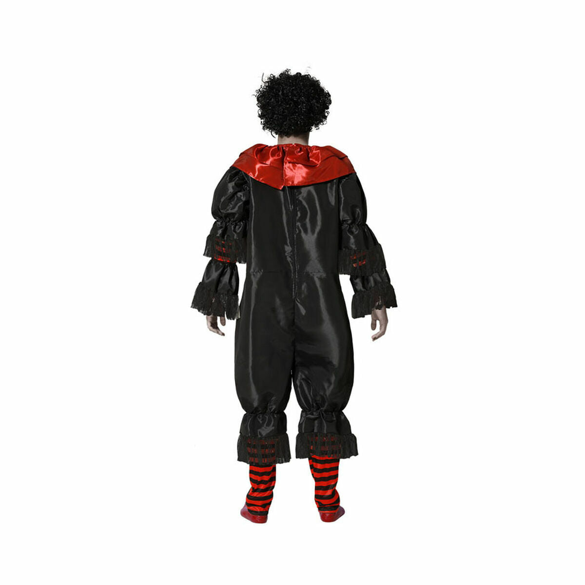 Disfraz de payaso negro para adulto (1 pieza)