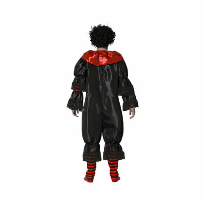Disfraz de payaso negro para adulto (1 pieza)