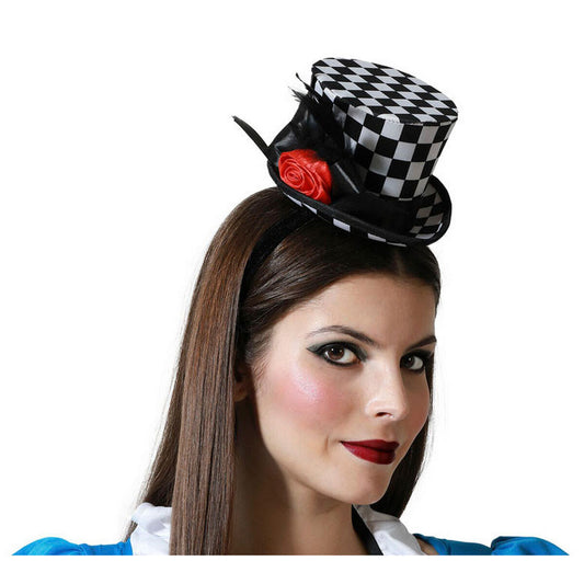 Mini sombrero diadema para disfraces y fiestas