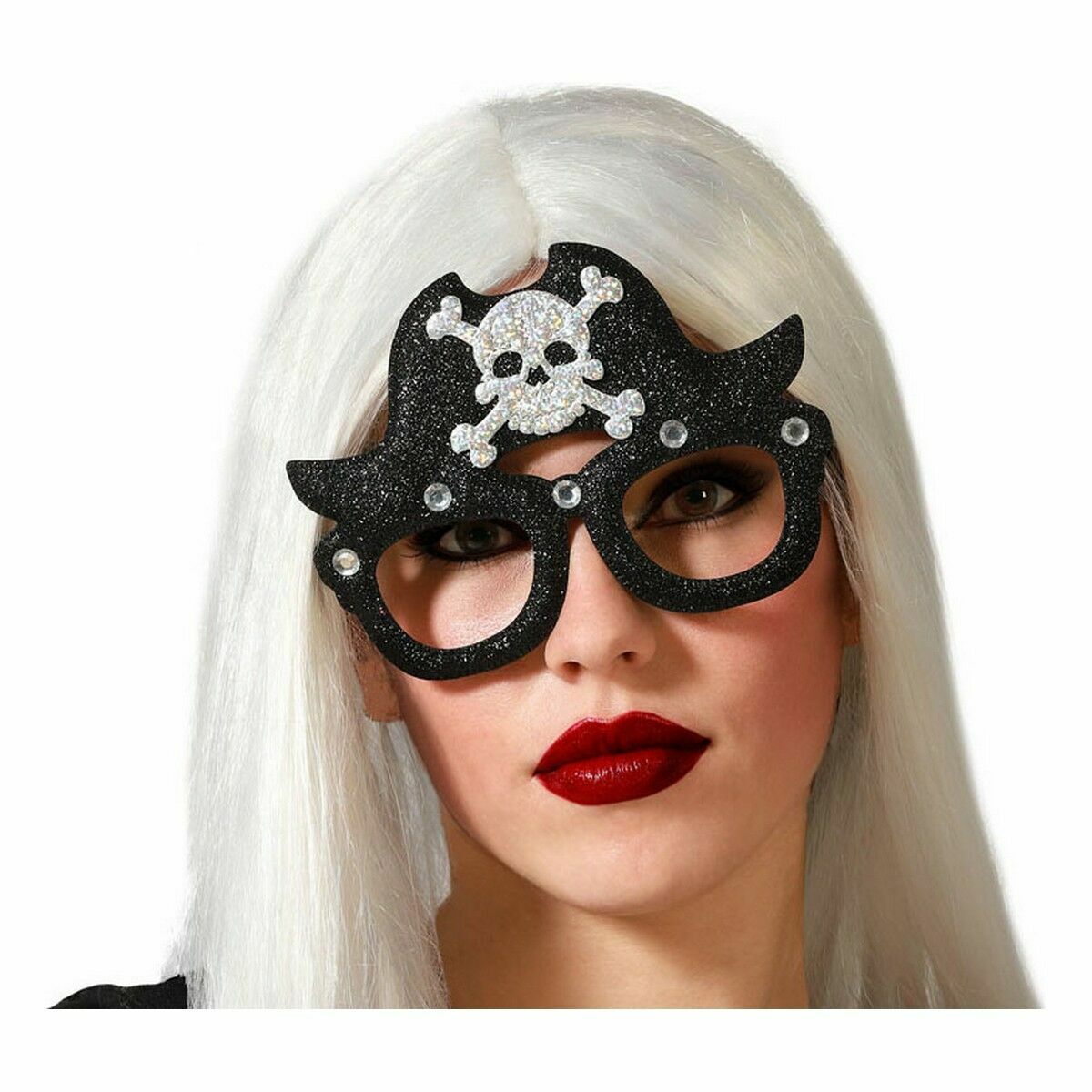 Gafas de pirata metálicas para Halloween