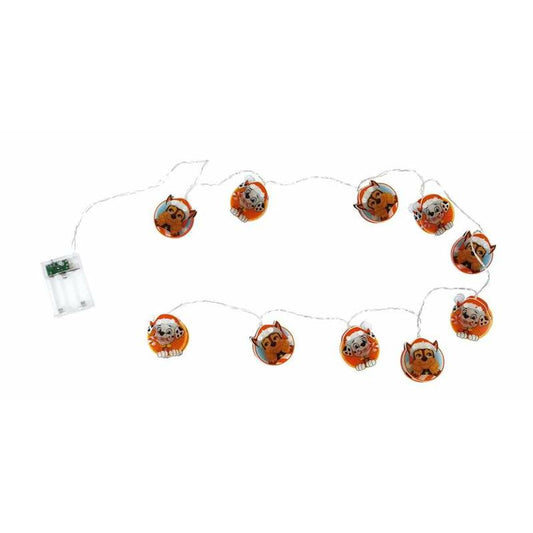 Corona de luz LED azul de 165 cm