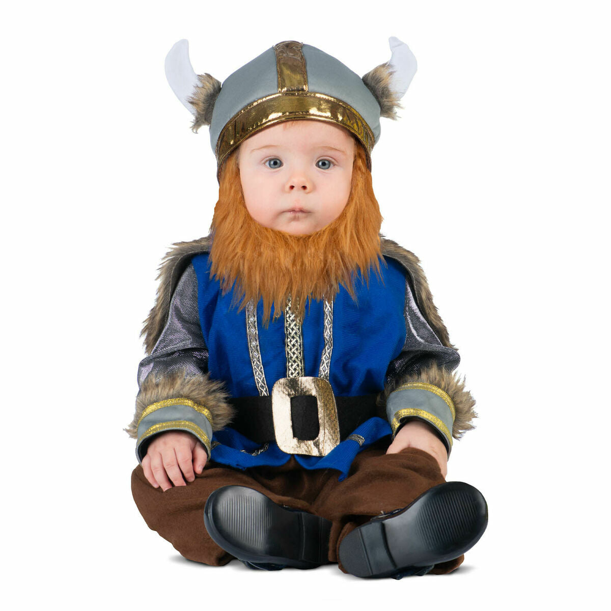 Disfraz de vikingo para bebé niño, 3 piezas