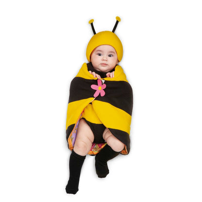 Conjunto de disfraz de abeja amarilla para bebé (4 piezas)