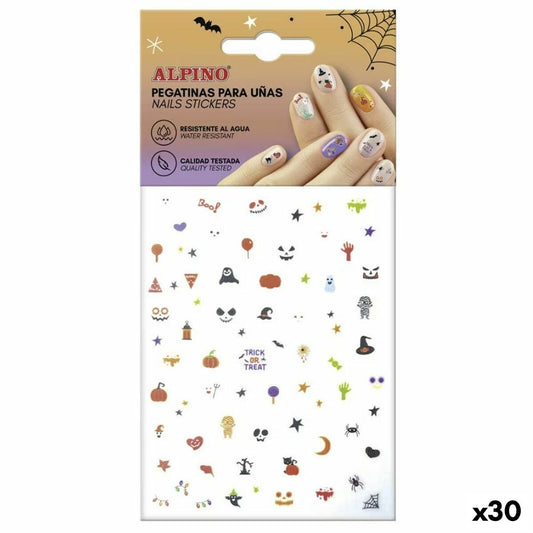 Halloween Nail Art Stickers - 30 Units